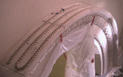 Casino arch where we installed shock track to keep the pigeons off