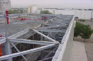 Netting top of HVAC unit