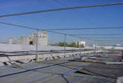 Frame for net on top of HVAC unit