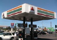 Gas Canopy Netting