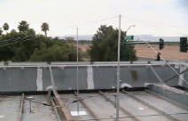 Pigeon control net and cable system to exclude pigeons