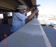 Drill holes to hole attachments for the netting